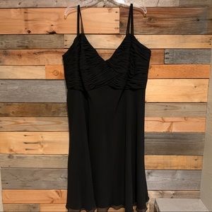 Carmen Marc Valvo Black Mini Dress